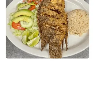 food, grilled fish