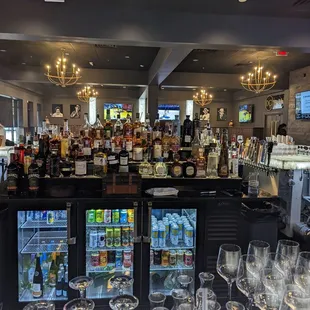the bar