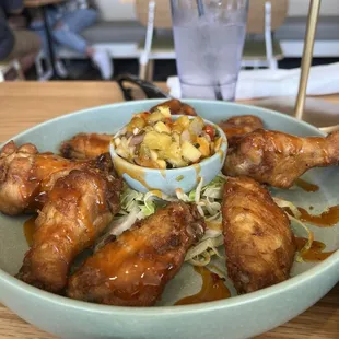 Chicken wings with a tasty mango spice