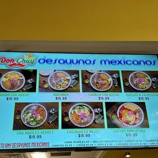 ramen and noodles, menu