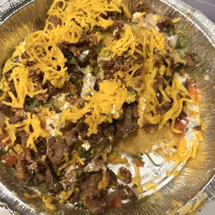 Carne asada nachos
