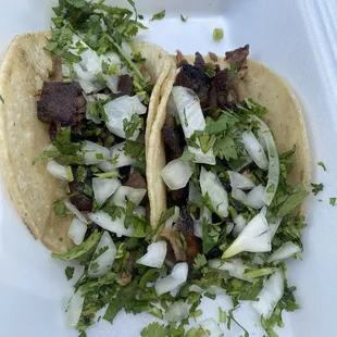 Two Mini Taco Lengua