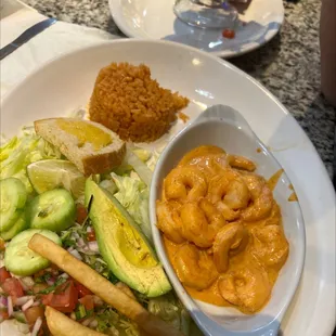Camaroes creama chipotle