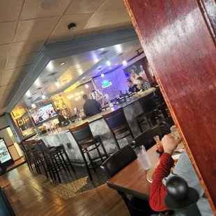 Bar area.   Super cool inside!