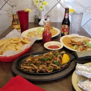 plates of food on a table
