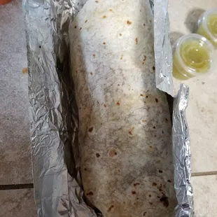 Carne asada burrito