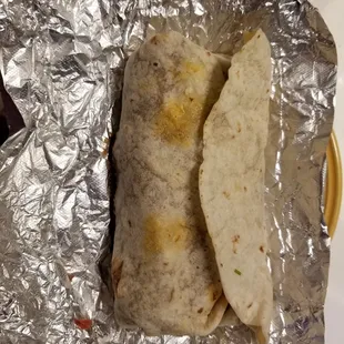 Chicken burrito
