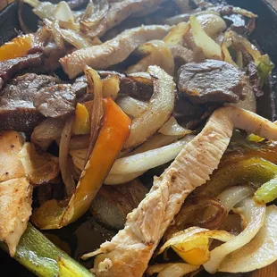 a plate of food on a table