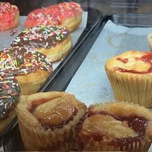 dessert, cupcakes, food