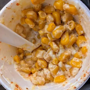 Corn in a cup : Elote En Vaso