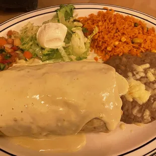 Seafood Chimichanga.