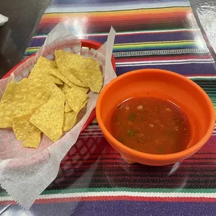 Home made Chips and Salsa