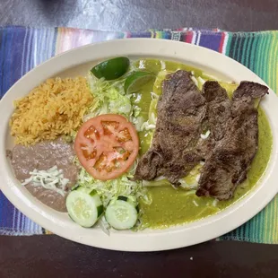 Green enchiladas