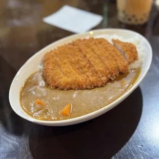 Pork katsu curry