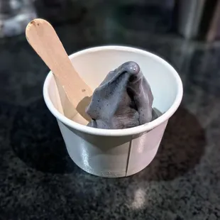 Black Sesame Soft Serve