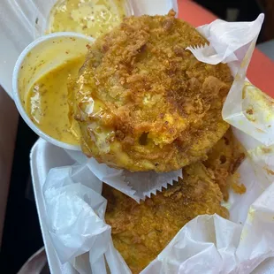 a container of food