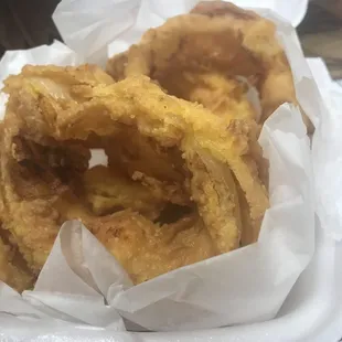 Onion rings $2.50