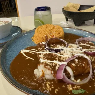 Mole Enchiladas