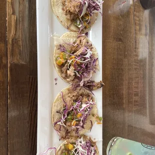 Pulled pork tacos