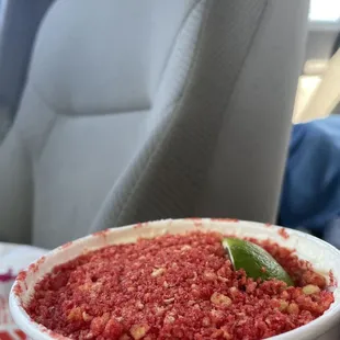 Elote w/ hot Cheetos
