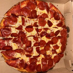 Pepperoni pizza