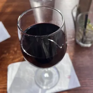 This red was after drinking half already + Mojito on the side from earlier :3