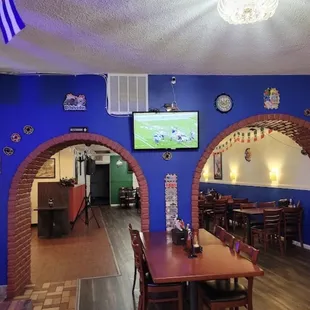 Back of restaurant more tables