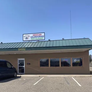 the outside of the building