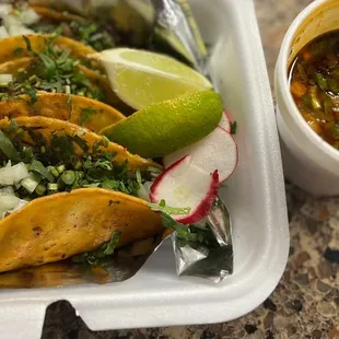 3 Piece Birria Wet Tacos
