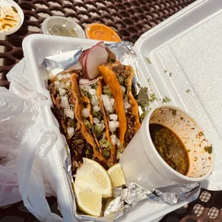 3 Piece Birria Wet Tacos