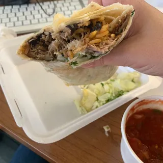 Kids Burrito with Rice and Beans
