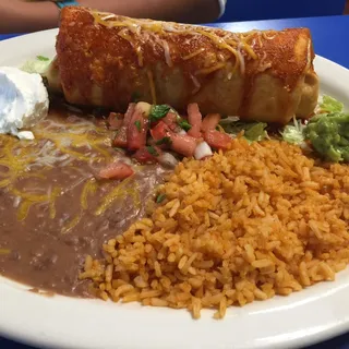 Grilled Chicken Chimichanga