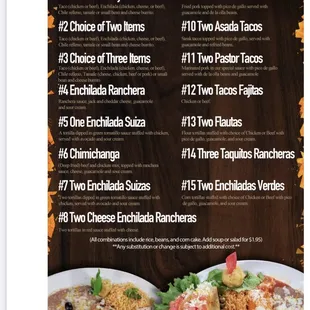Menu May 2022