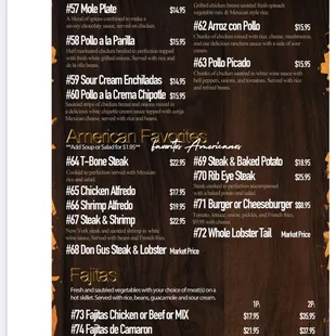 Menu May 2022