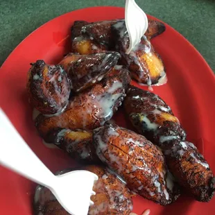 chicken wings and fried chicken, food