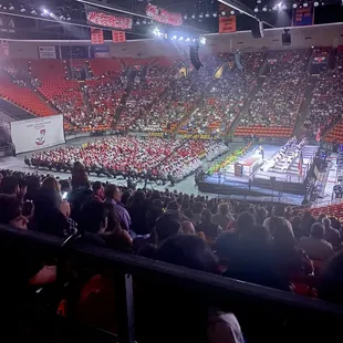 a view of the stadium from the stands