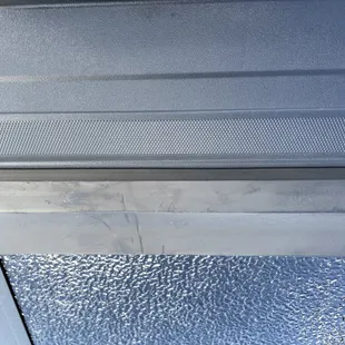 Scratches made during service