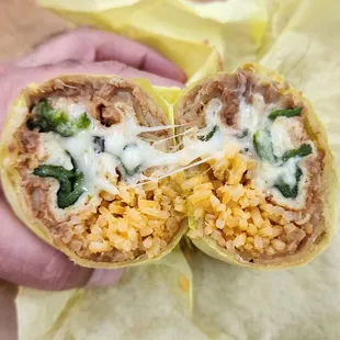 Chile Relleno Burrito with Rice