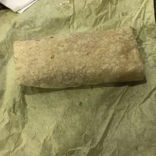 Bean cheese burrito