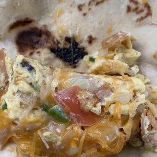 Chilaquiles Breakfast taco
