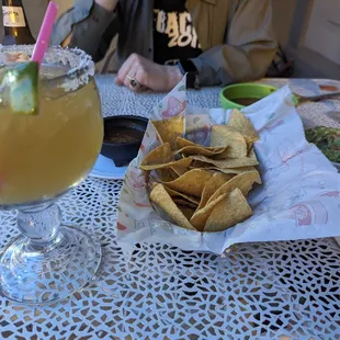 Rita and chips