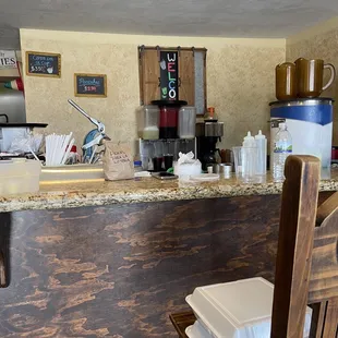 Looks it can be a coffee bar, I don&apos;t know