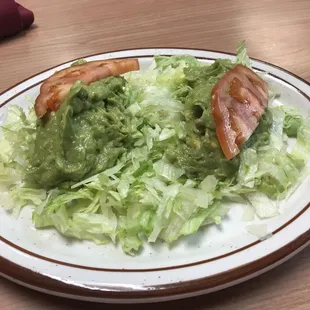 Guacamole salad $10 in March 2024