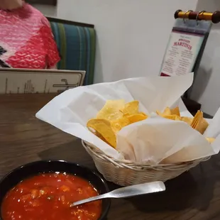 Complimentary Tortilla Chips &amp; Salsa