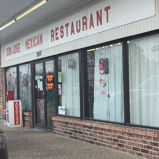 Front of the restaurant