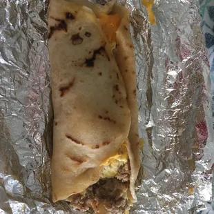 Sausage egg and cheese YUM!