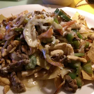 Fajita nachoes