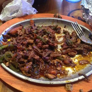 a plate of food on a table