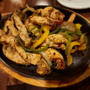 Chciken fajitas