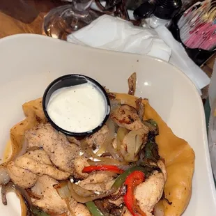 Fajita Taco Salad margaritas